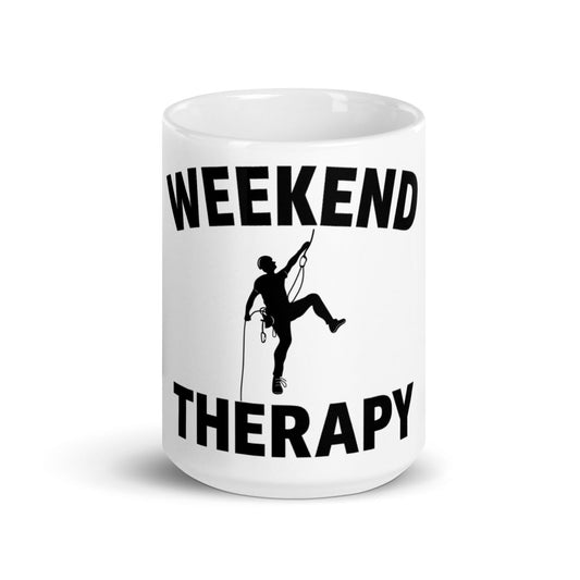 Rock Climbing Mug | Weekend Therapy by Weekend Therapy™ – Weekend Therapy Clothing