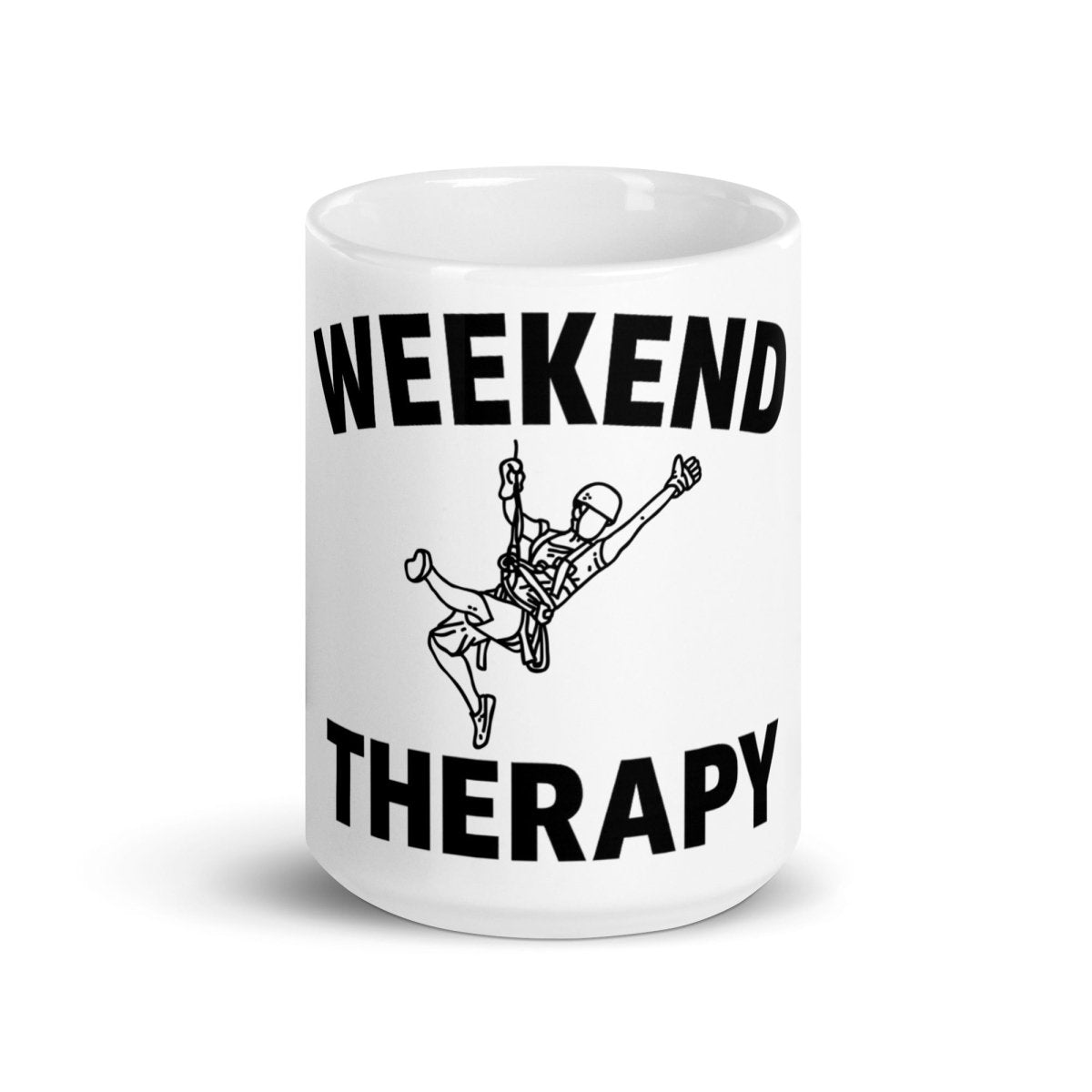 Rock Climbing Mug | Weekend Therapy by Weekend Therapy™ – Weekend Therapy Clothing