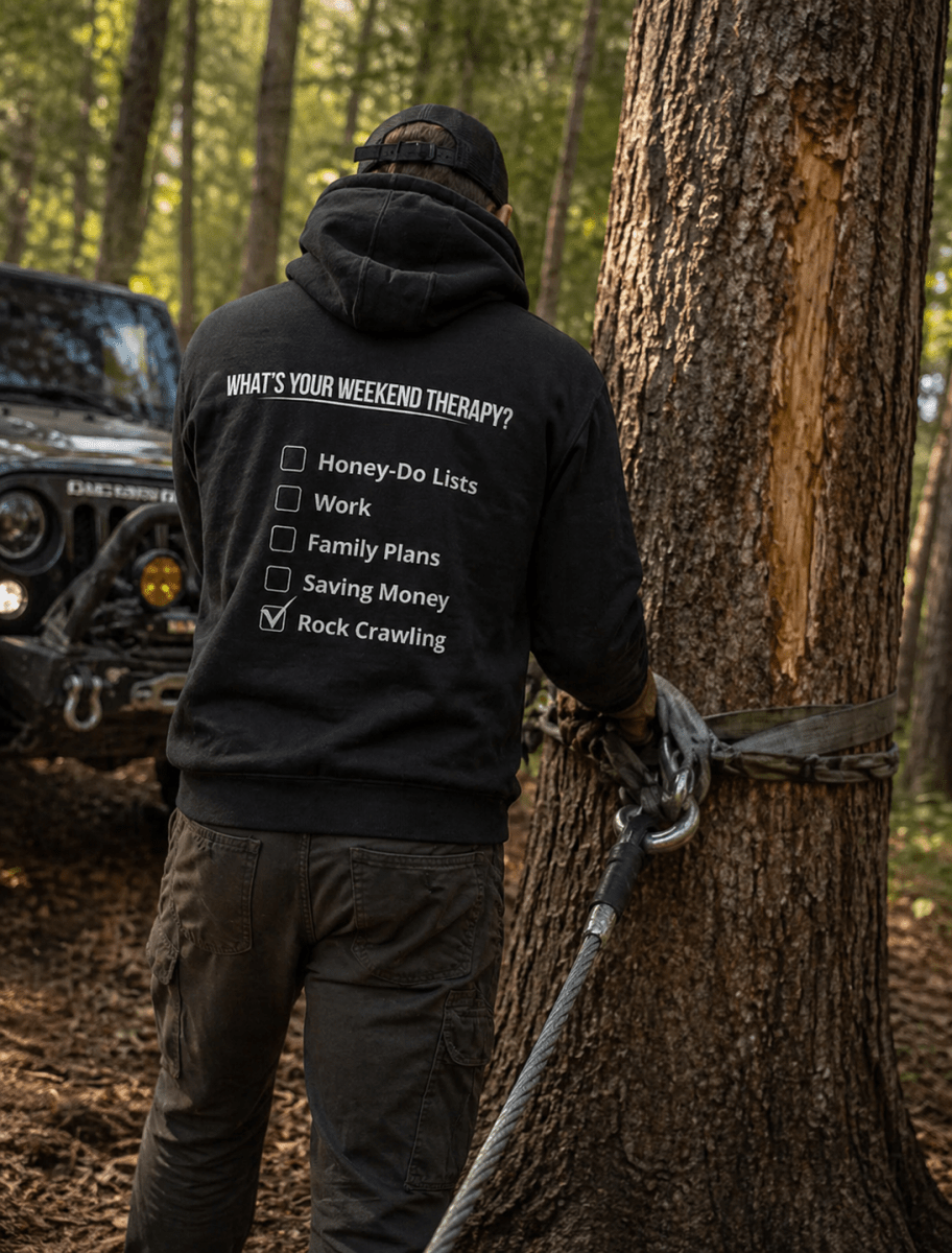 Rock Crawling Hoodie | Weekend Therapy by Weekend Therapy™ – Weekend Therapy Clothing