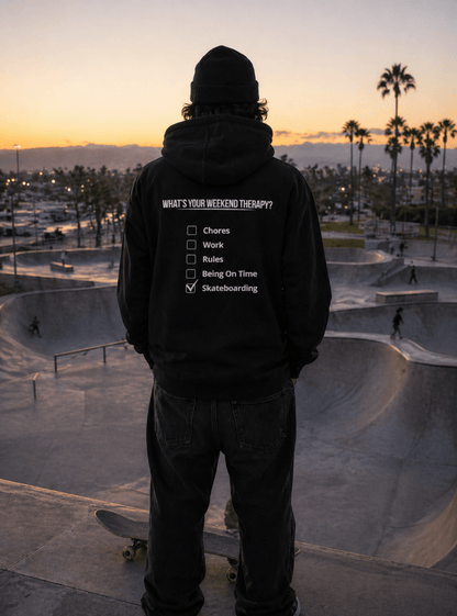 Skateboarding Hoodie | Weekend Therapy by Weekend Therapy™ – Weekend Therapy Clothing
