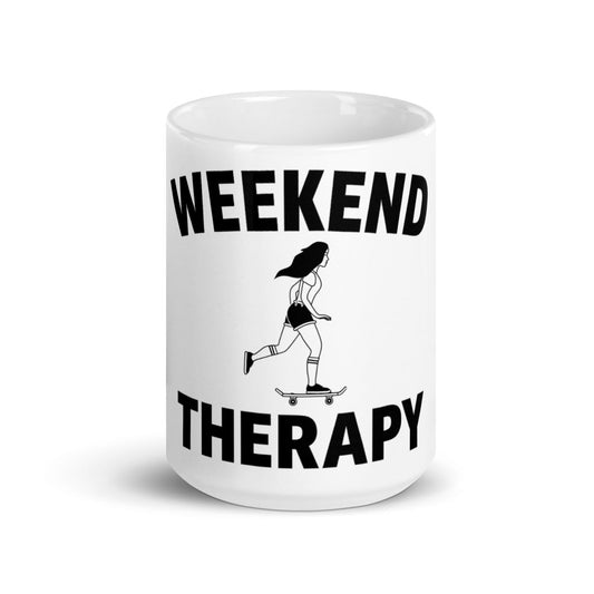Skateboarding Mug | Weekend Therapy by Weekend Therapy™ – Weekend Therapy Clothing