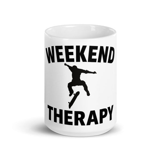 Skateboarding Mug | Weekend Therapy by Weekend Therapy™ – Weekend Therapy Clothing