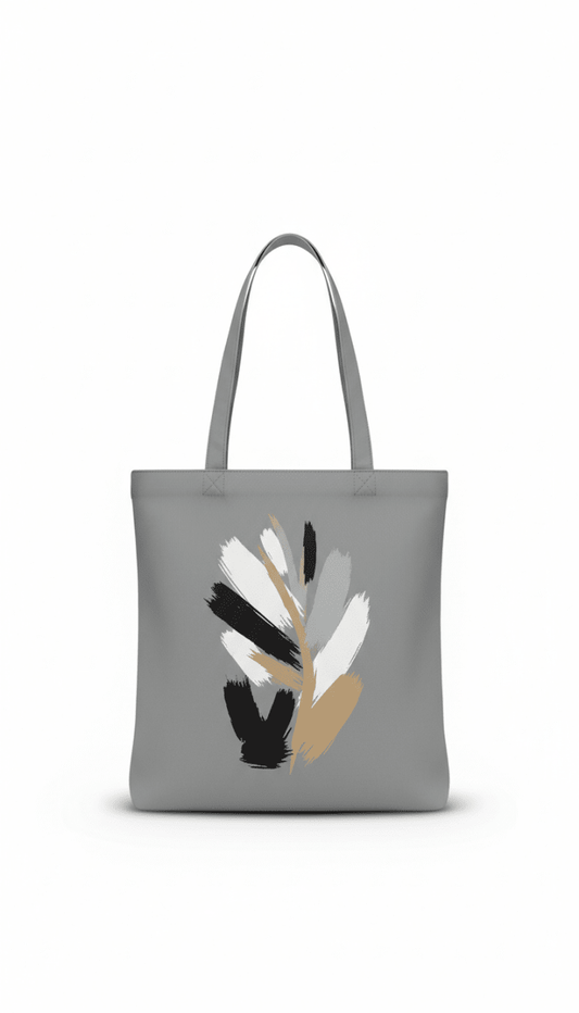 Urban Grey Canvas Tote With Signature Graphic by Weekend Therapy™ – Weekend Therapy Clothing