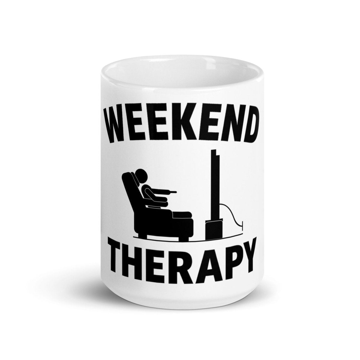 Watching TV Mug | Weekend Therapy by Weekend Therapy™ – Weekend Therapy Clothing