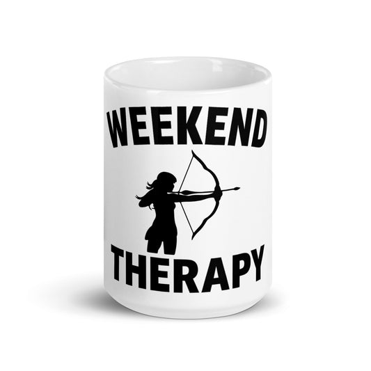 Weekend Therapy Archery Mug – Archer Girl Edition by Weekend Therapy™ – Weekend Therapy Clothing
