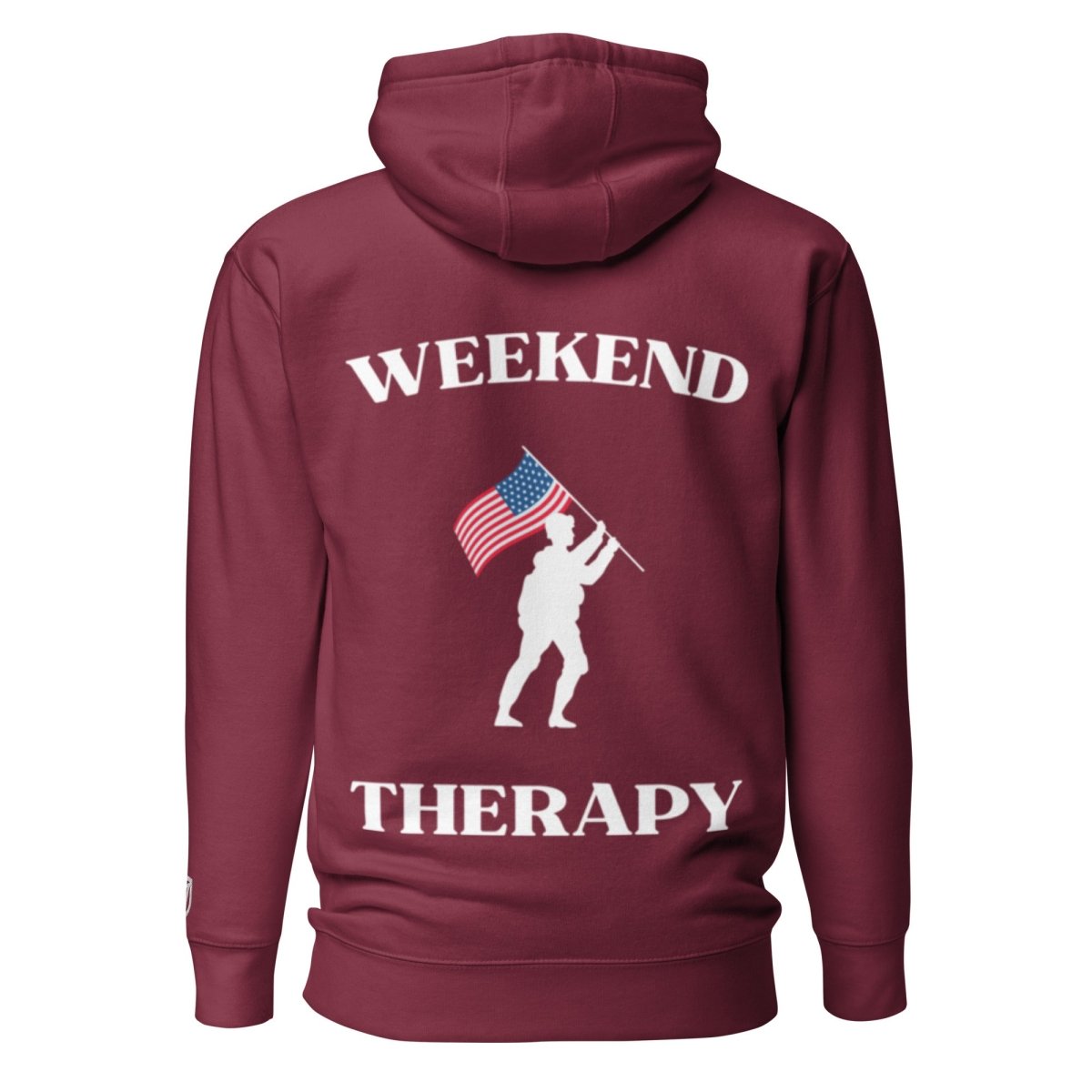 Weekend Therapy Armed Forces Hoodie – Flag Raise Edition by Weekend Therapy™ – Weekend Therapy Clothing
