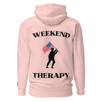 Weekend Therapy Armed Forces Hoodie – Flag Raise Edition by Weekend Therapy™ – Weekend Therapy Clothing