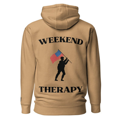 Weekend Therapy Armed Forces Hoodie – Flag Raise Edition by Weekend Therapy™ – Weekend Therapy Clothing