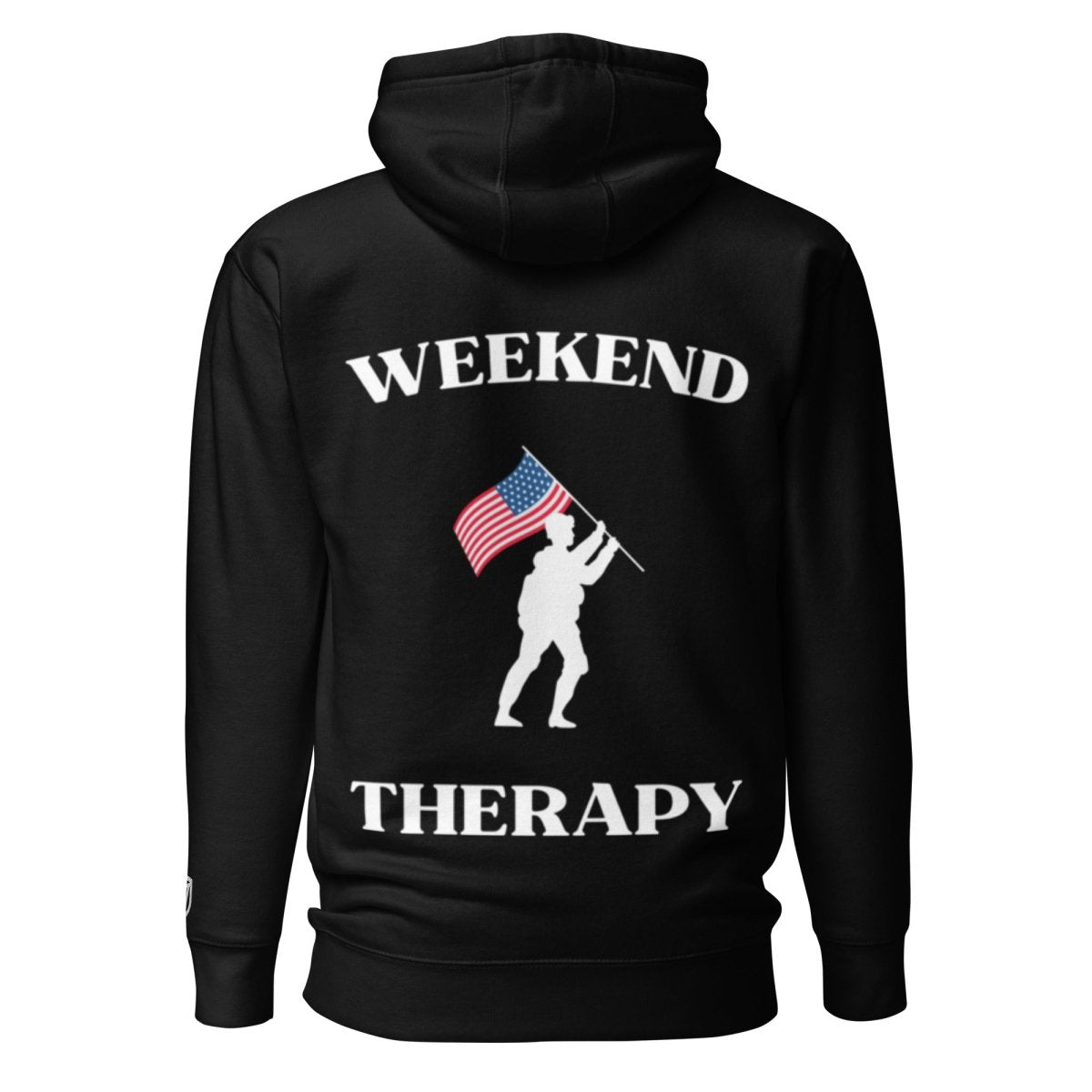 Weekend Therapy Armed Forces Hoodie – Flag Raise Edition by Weekend Therapy™ – Weekend Therapy Clothing