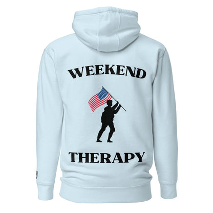 Weekend Therapy Armed Forces Hoodie – Flag Raise Edition by Weekend Therapy™ – Weekend Therapy Clothing