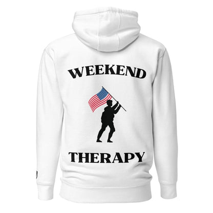 Weekend Therapy Armed Forces Hoodie – Flag Raise Edition by Weekend Therapy™ – Weekend Therapy Clothing