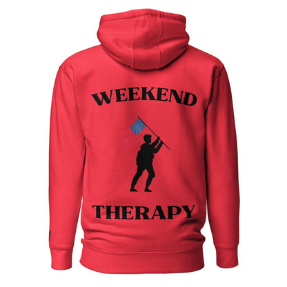 Weekend Therapy Armed Forces Hoodie – Flag Raise Edition by Weekend Therapy™ – Weekend Therapy Clothing