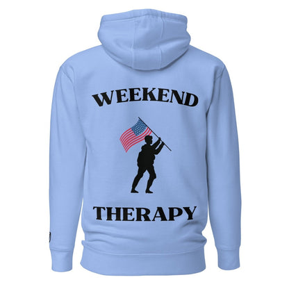 Weekend Therapy Armed Forces Hoodie – Flag Raise Edition by Weekend Therapy™ – Weekend Therapy Clothing