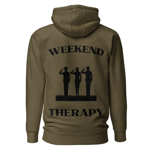 Weekend Therapy Armed Forces Hoodie – Triple Salute Edition by Weekend Therapy™ – Weekend Therapy Clothing