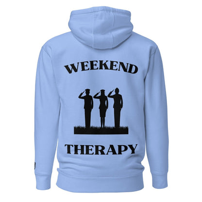 Weekend Therapy Armed Forces Hoodie – Triple Salute Edition by Weekend Therapy™ – Weekend Therapy Clothing