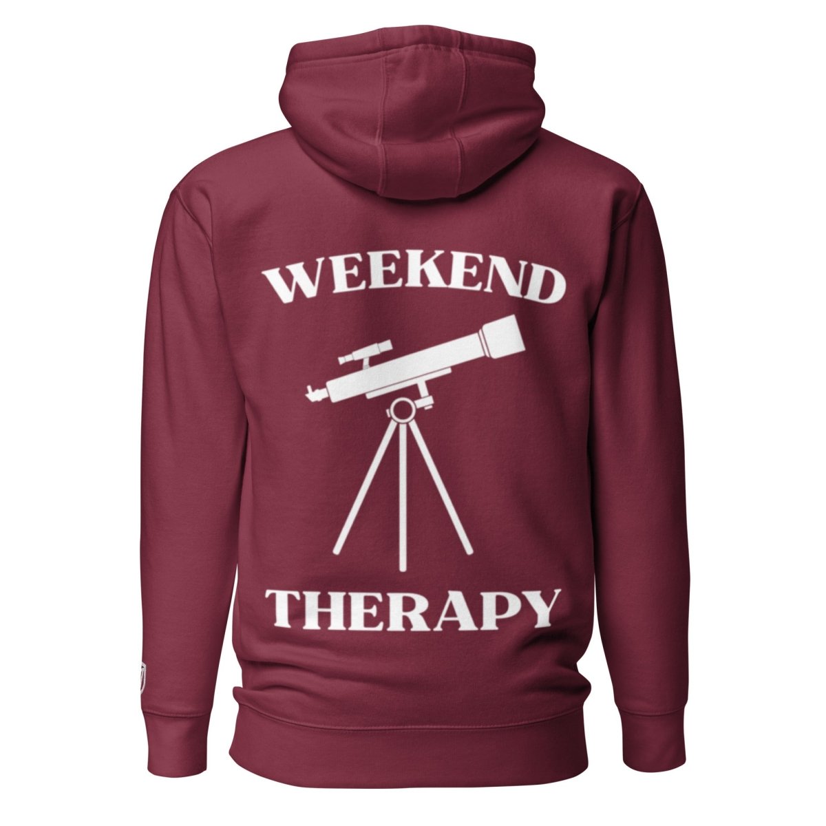 Weekend Therapy Astronomy Hoodie – Telescope Edition by Weekend Therapy™ – Weekend Therapy Clothing