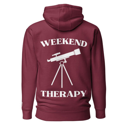 Weekend Therapy Astronomy Hoodie – Telescope Edition by Weekend Therapy™ – Weekend Therapy Clothing