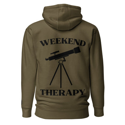 Weekend Therapy Astronomy Hoodie – Telescope Edition by Weekend Therapy™ – Weekend Therapy Clothing