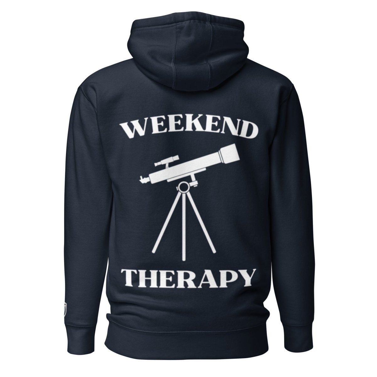 Weekend Therapy Astronomy Hoodie – Telescope Edition by Weekend Therapy™ – Weekend Therapy Clothing