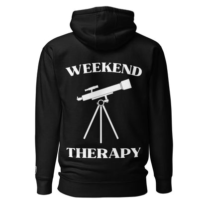 Weekend Therapy Astronomy Hoodie – Telescope Edition by Weekend Therapy™ – Weekend Therapy Clothing