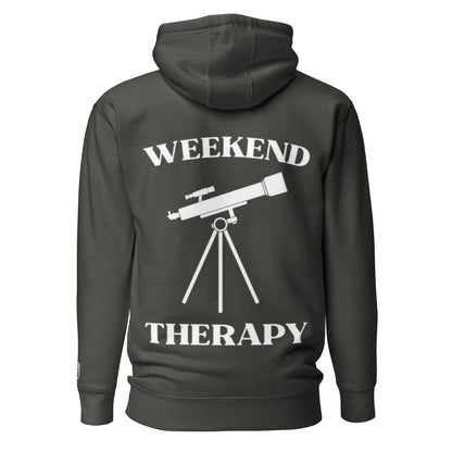 Weekend Therapy Astronomy Hoodie – Telescope Edition by Weekend Therapy™ – Weekend Therapy Clothing