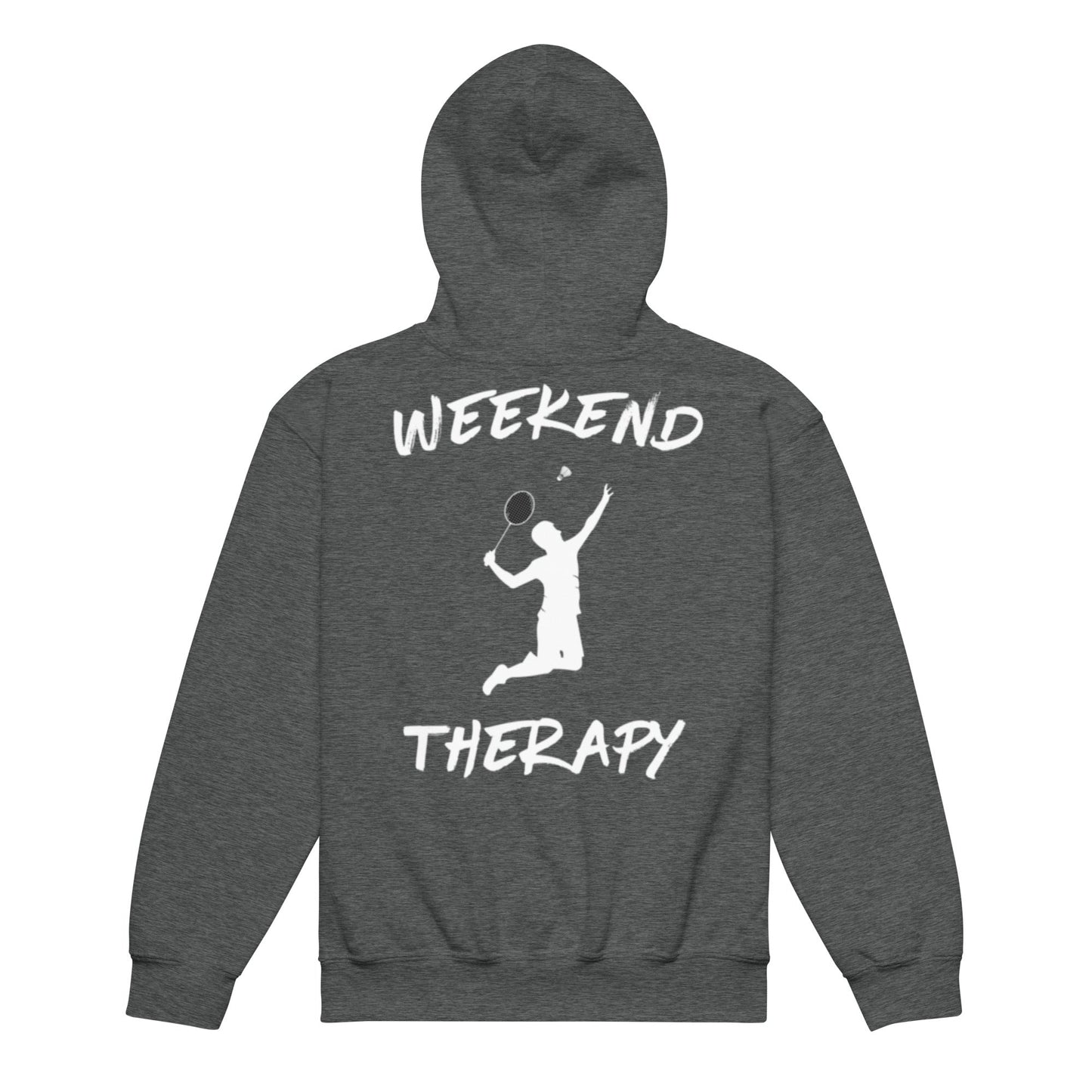 Weekend Therapy Badminton Hoodie – Racket Edition by Weekend Therapy™ – Weekend Therapy Clothing