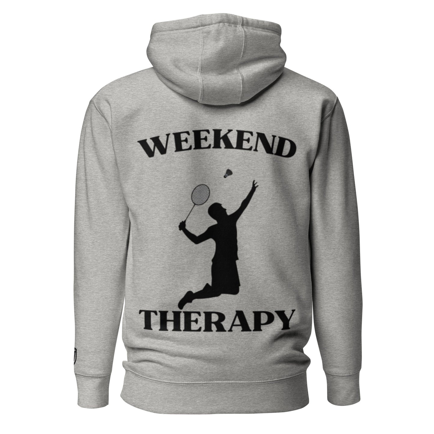 Weekend Therapy Badminton Hoodie – Racket Edition by Weekend Therapy™ – Weekend Therapy Clothing