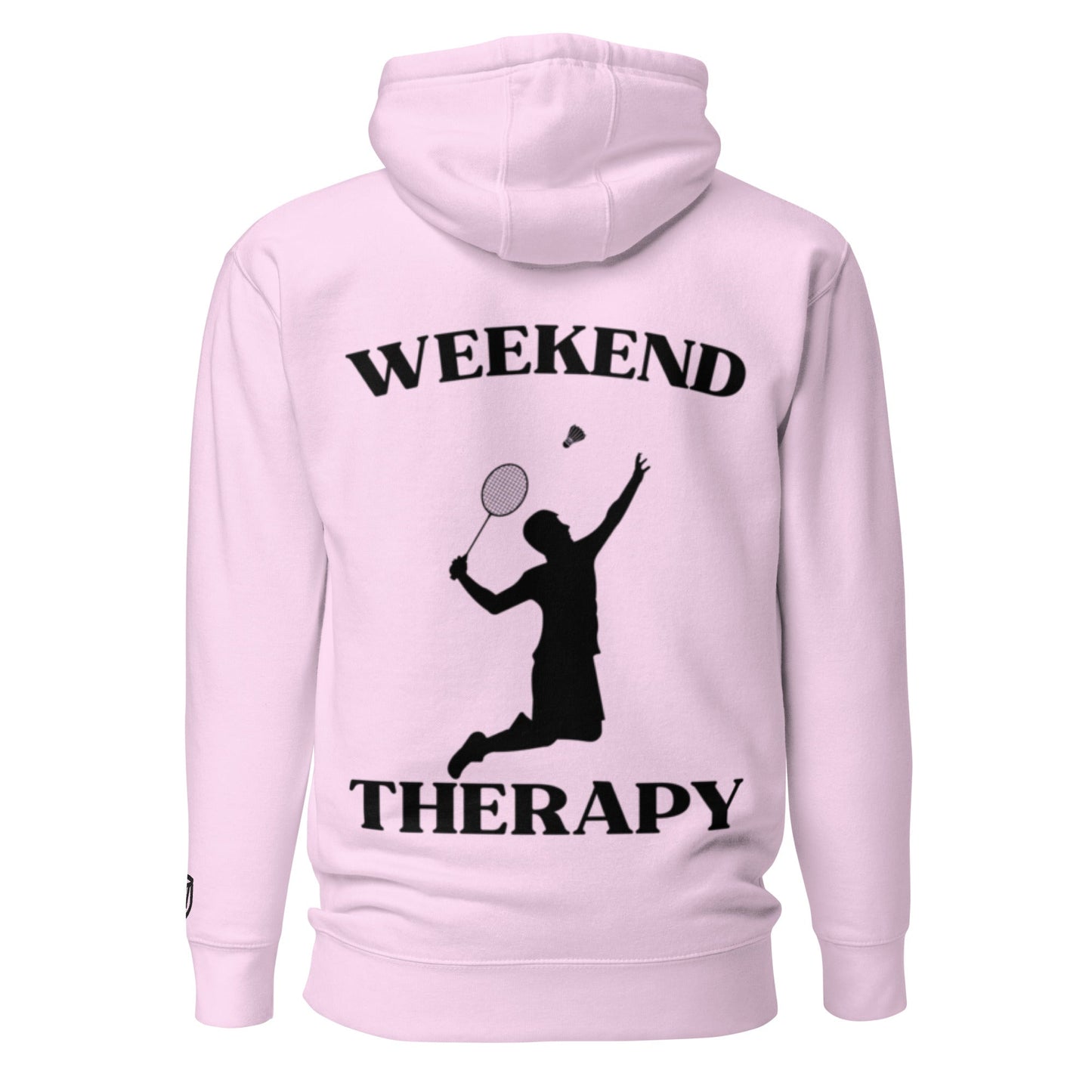 Weekend Therapy Badminton Hoodie – Racket Edition by Weekend Therapy™ – Weekend Therapy Clothing