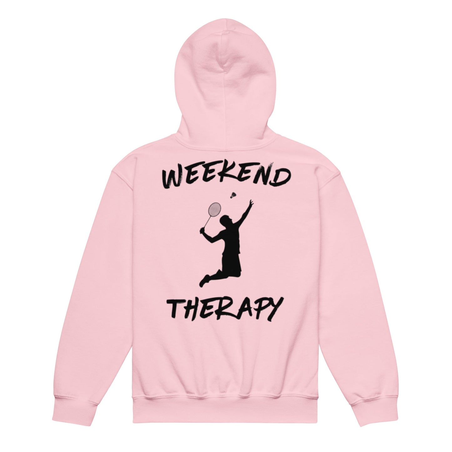 Weekend Therapy Badminton Hoodie – Racket Edition by Weekend Therapy™ – Weekend Therapy Clothing