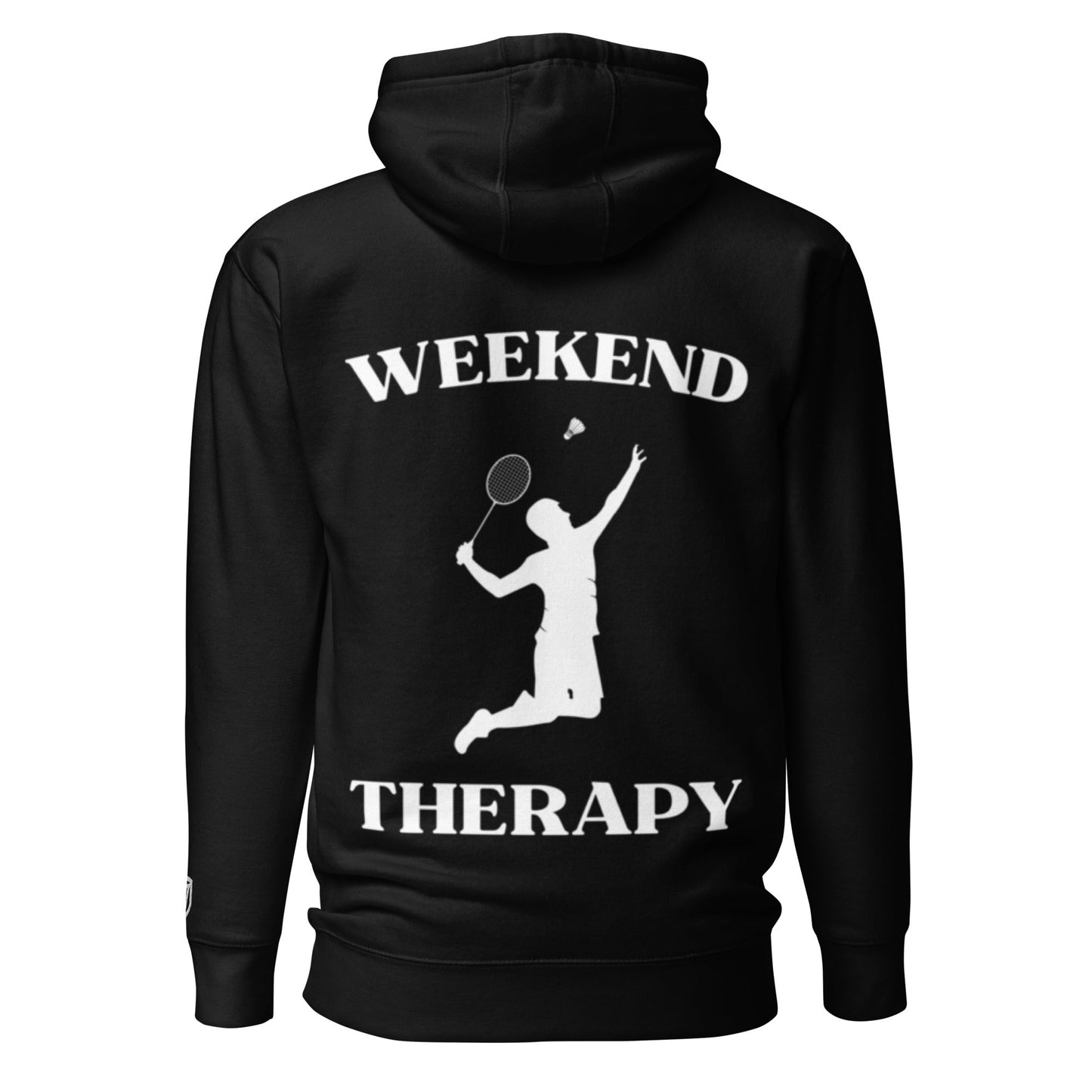 Weekend Therapy Badminton Hoodie – Racket Edition by Weekend Therapy™ – Weekend Therapy Clothing