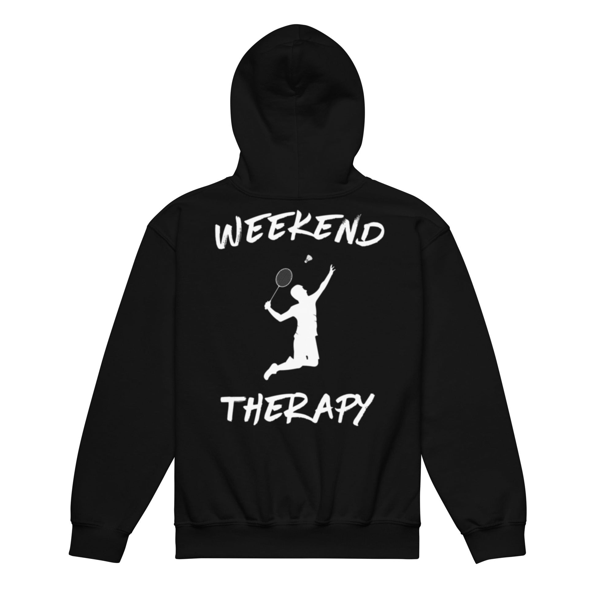 Weekend Therapy Badminton Hoodie – Racket Edition by Weekend Therapy™ – Weekend Therapy Clothing