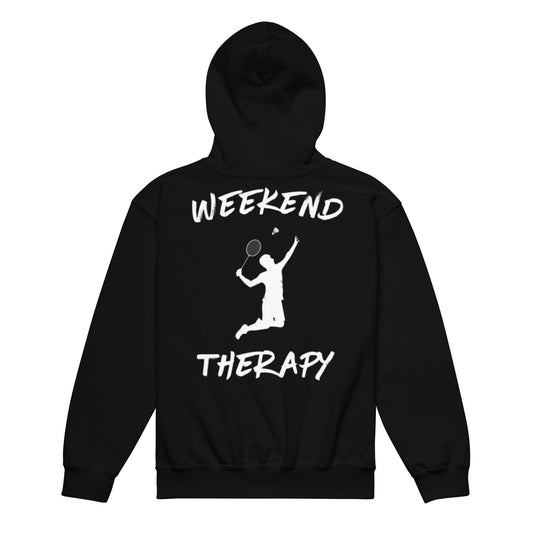Weekend Therapy Badminton Hoodie – Racket Edition by Weekend Therapy™ – Weekend Therapy Clothing