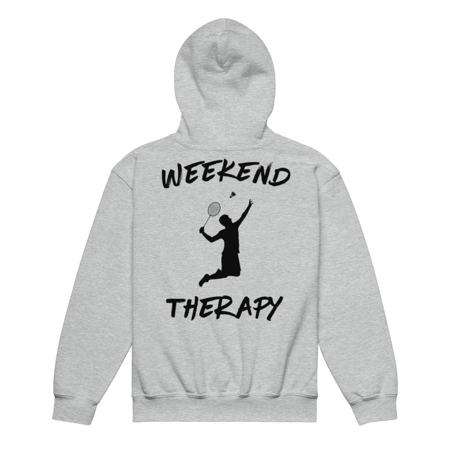 Weekend Therapy Badminton Hoodie – Racket Edition by Weekend Therapy™ – Weekend Therapy Clothing