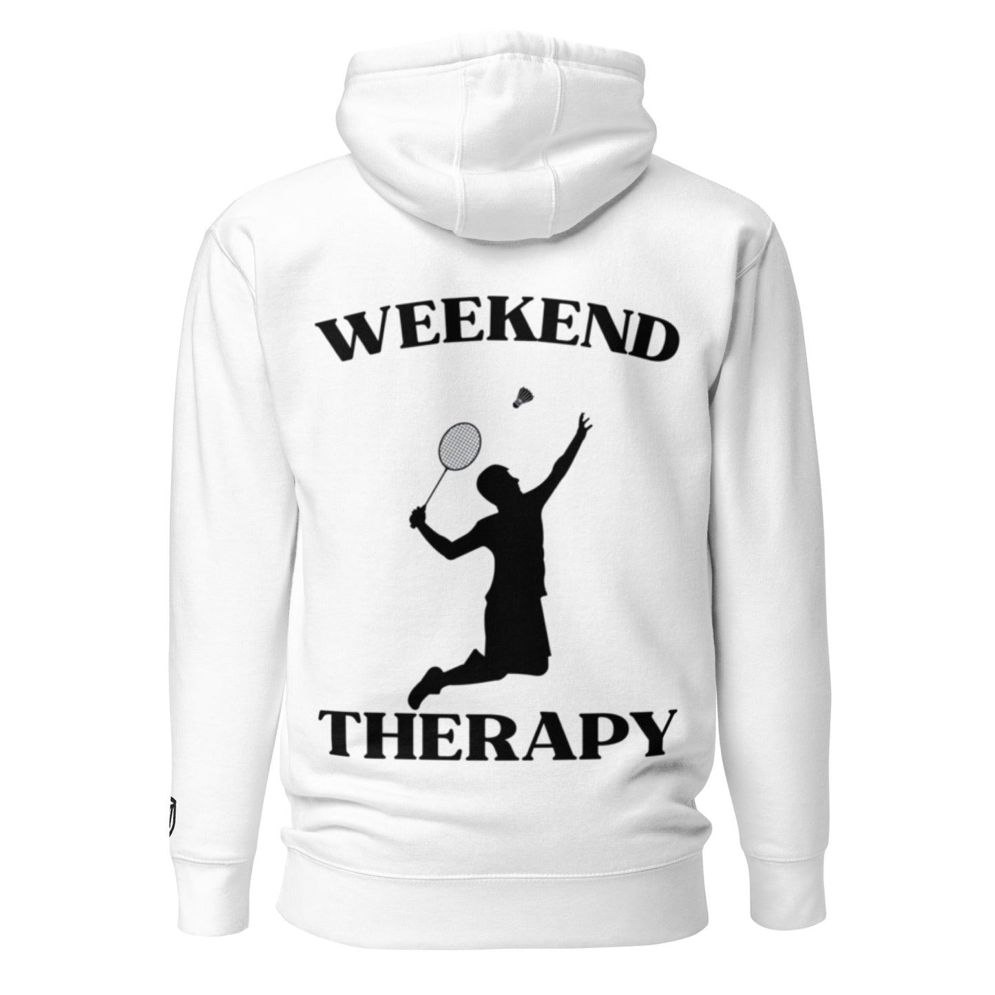 Weekend Therapy Badminton Hoodie – Racket Edition by Weekend Therapy™ – Weekend Therapy Clothing
