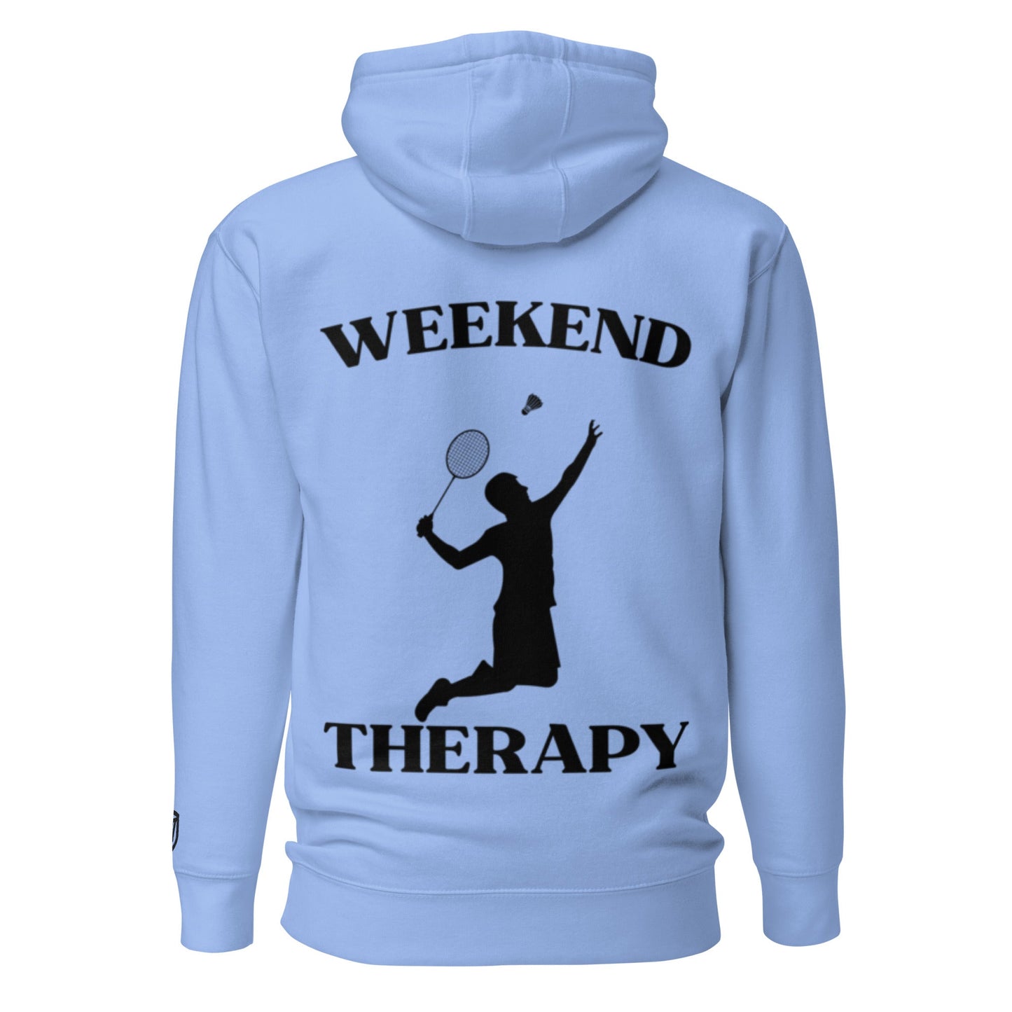 Weekend Therapy Badminton Hoodie – Racket Edition by Weekend Therapy™ – Weekend Therapy Clothing