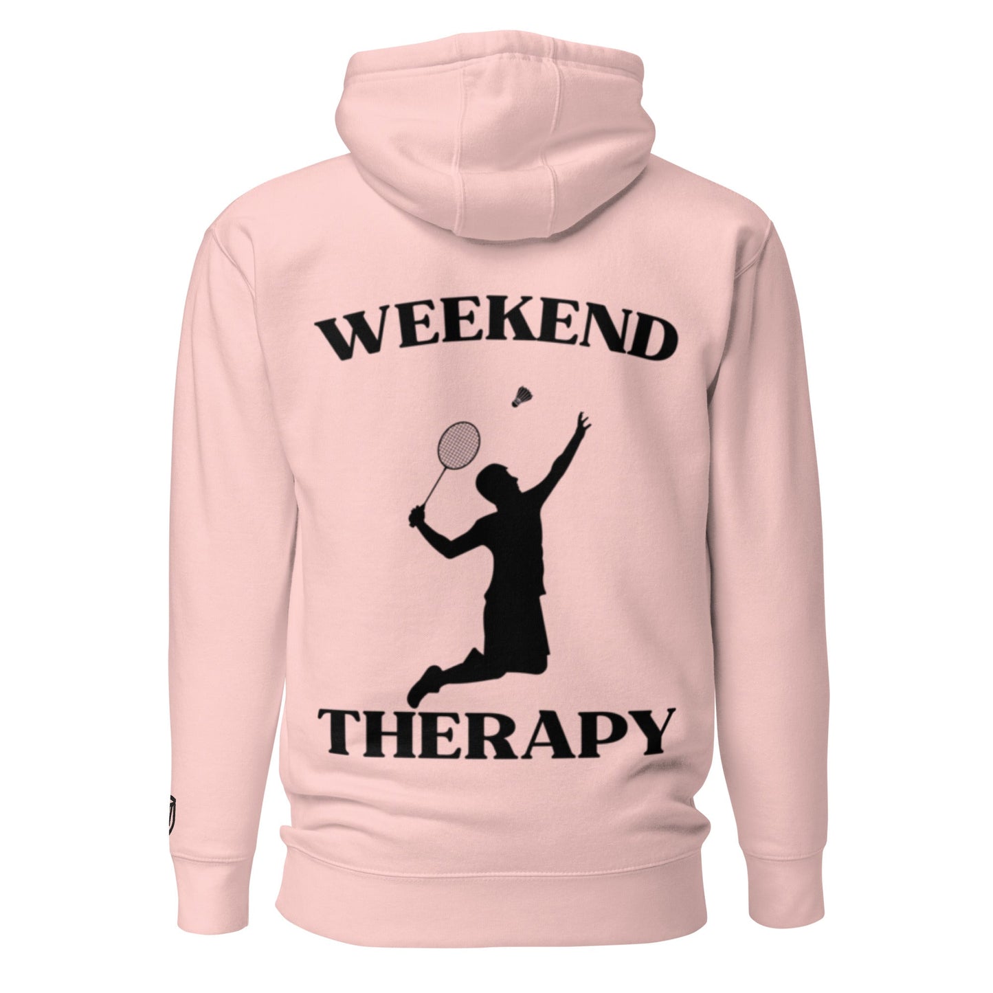 Weekend Therapy Badminton Hoodie – Racket Edition by Weekend Therapy™ – Weekend Therapy Clothing