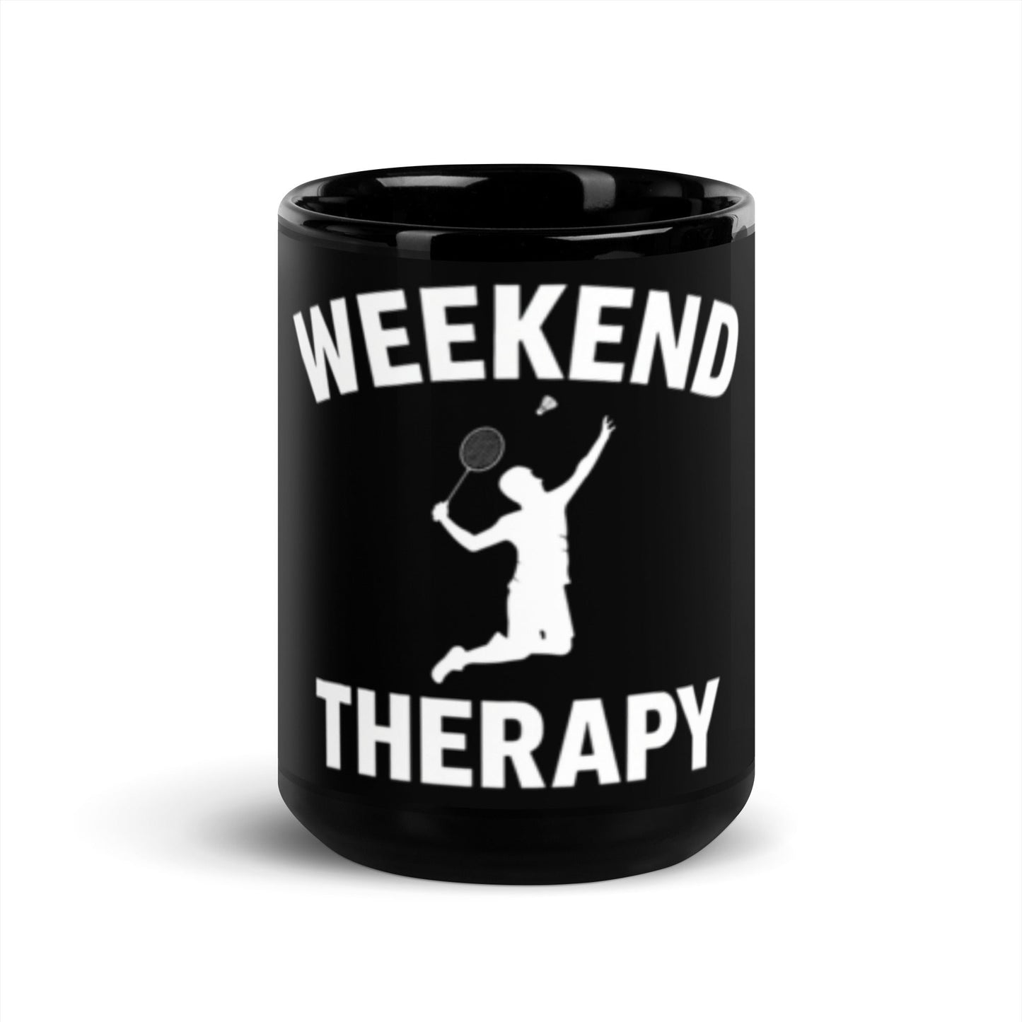 Weekend Therapy Badminton Mug – Racket Edition by Weekend Therapy™ – Weekend Therapy Clothing