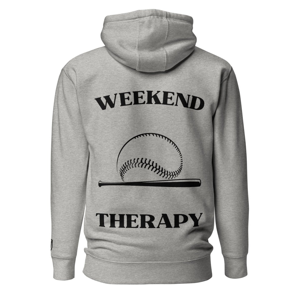 Weekend Therapy Baseball Hoodie – Bat & Ball Edition by Weekend Therapy™ – Weekend Therapy Clothing