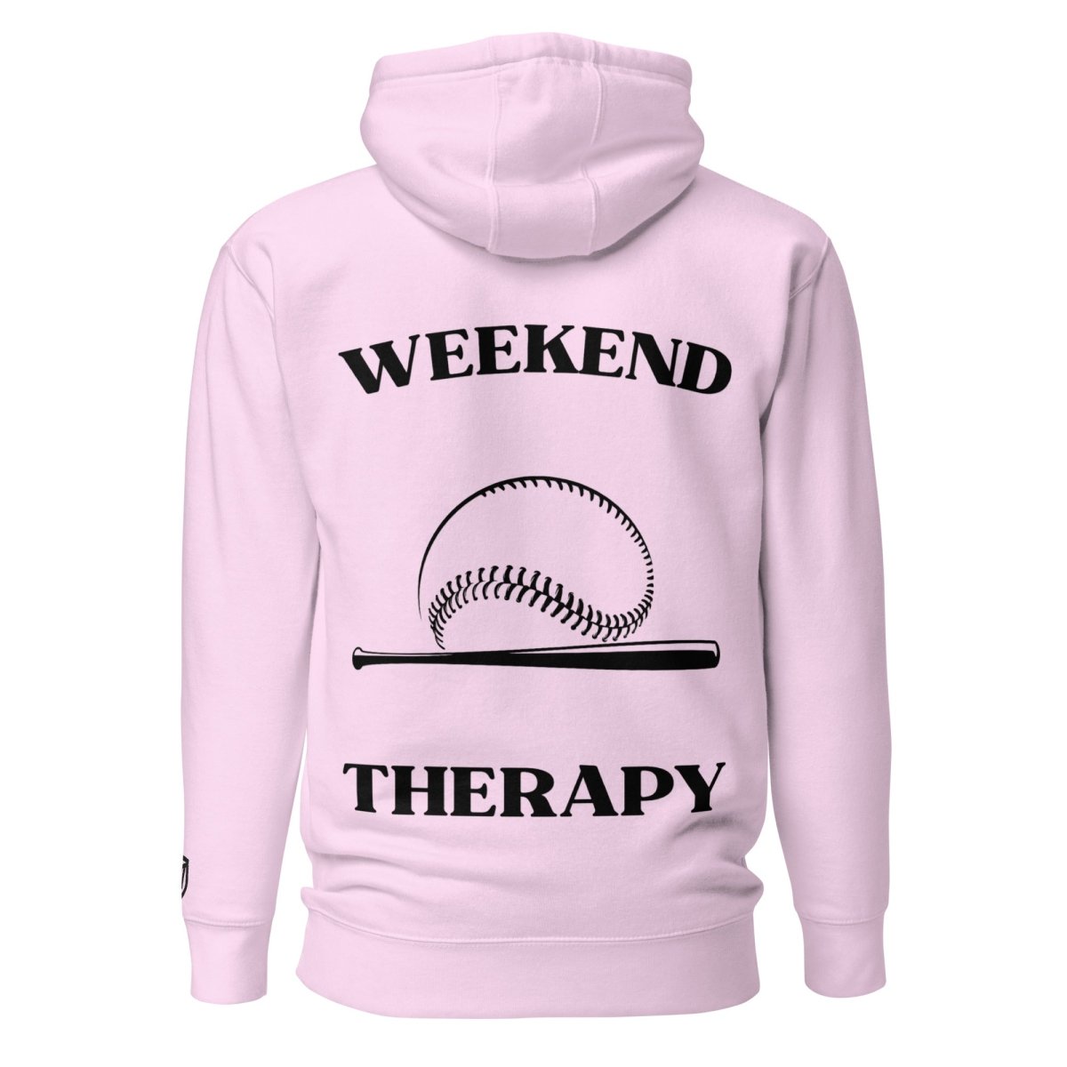 Weekend Therapy Baseball Hoodie – Bat & Ball Edition by Weekend Therapy™ – Weekend Therapy Clothing