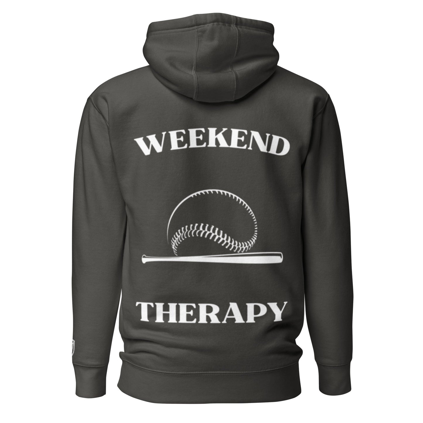 Weekend Therapy Baseball Hoodie – Bat & Ball Edition by Weekend Therapy™ – Weekend Therapy Clothing