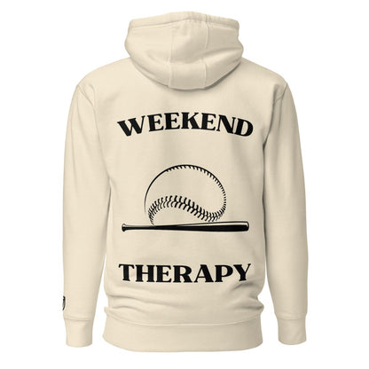 Weekend Therapy Baseball Hoodie – Bat & Ball Edition by Weekend Therapy™ – Weekend Therapy Clothing