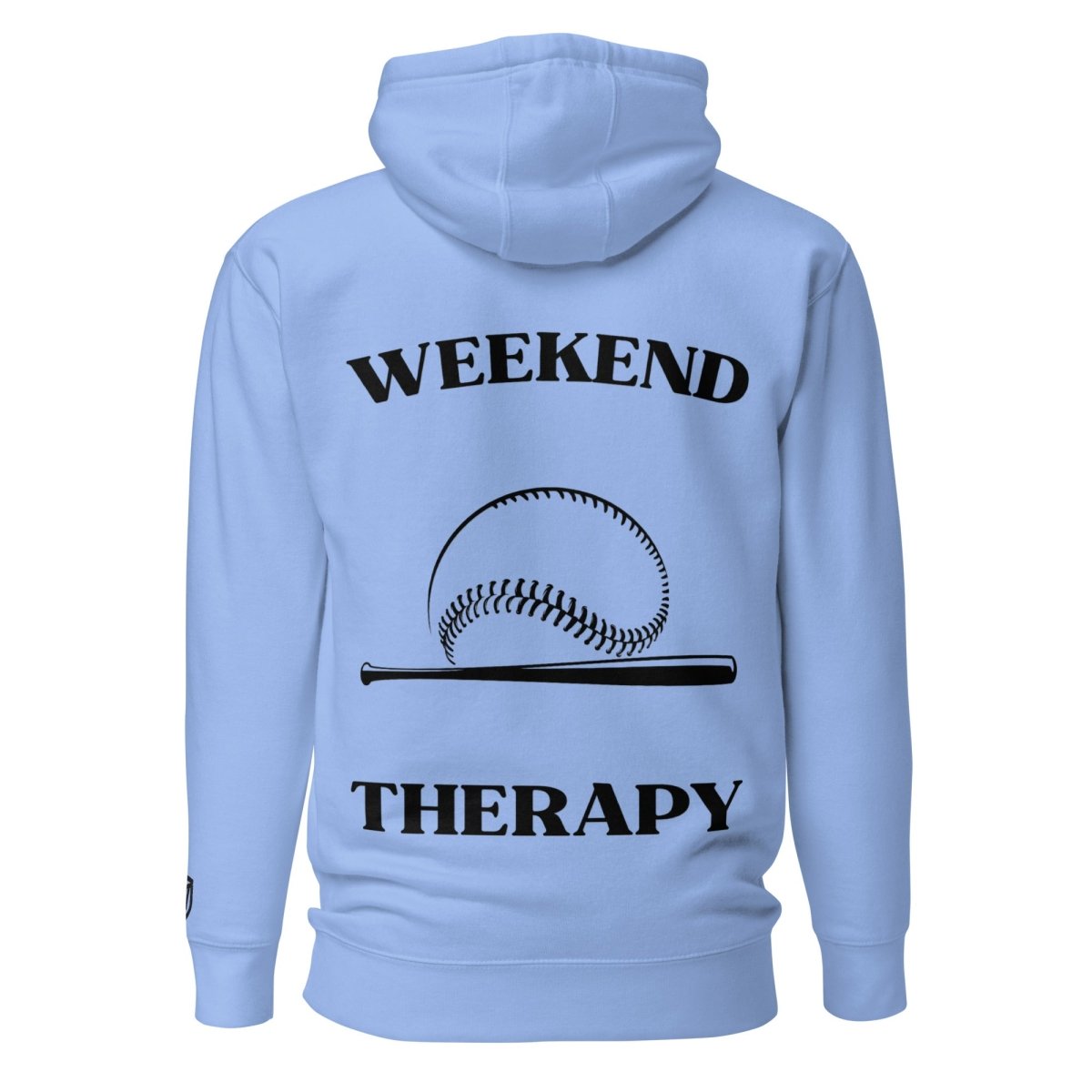 Weekend Therapy Baseball Hoodie – Bat & Ball Edition by Weekend Therapy™ – Weekend Therapy Clothing