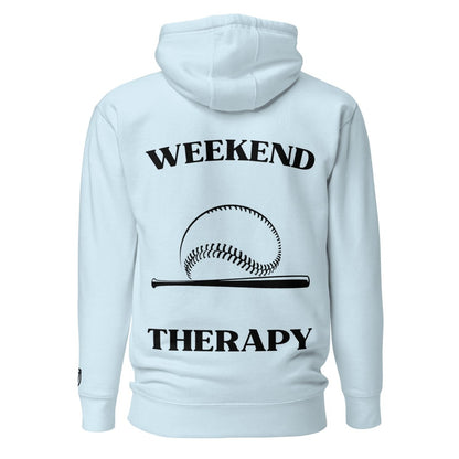 Weekend Therapy Baseball Hoodie – Bat & Ball Edition by Weekend Therapy™ – Weekend Therapy Clothing