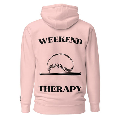 Weekend Therapy Baseball Hoodie – Bat & Ball Edition by Weekend Therapy™ – Weekend Therapy Clothing