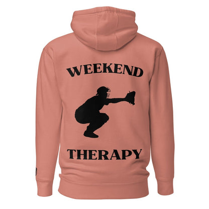 Weekend Therapy Baseball Hoodie – Catcher Edition by Weekend Therapy™ – Weekend Therapy Clothing