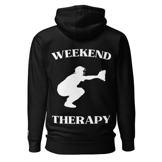 Weekend Therapy Baseball Hoodie – Catcher Edition by Weekend Therapy™ – Weekend Therapy Clothing