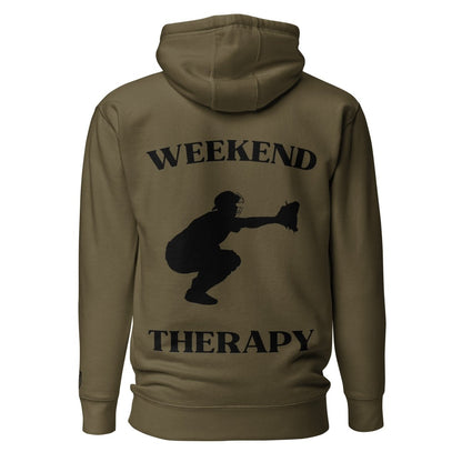 Weekend Therapy Baseball Hoodie – Catcher Edition by Weekend Therapy™ – Weekend Therapy Clothing