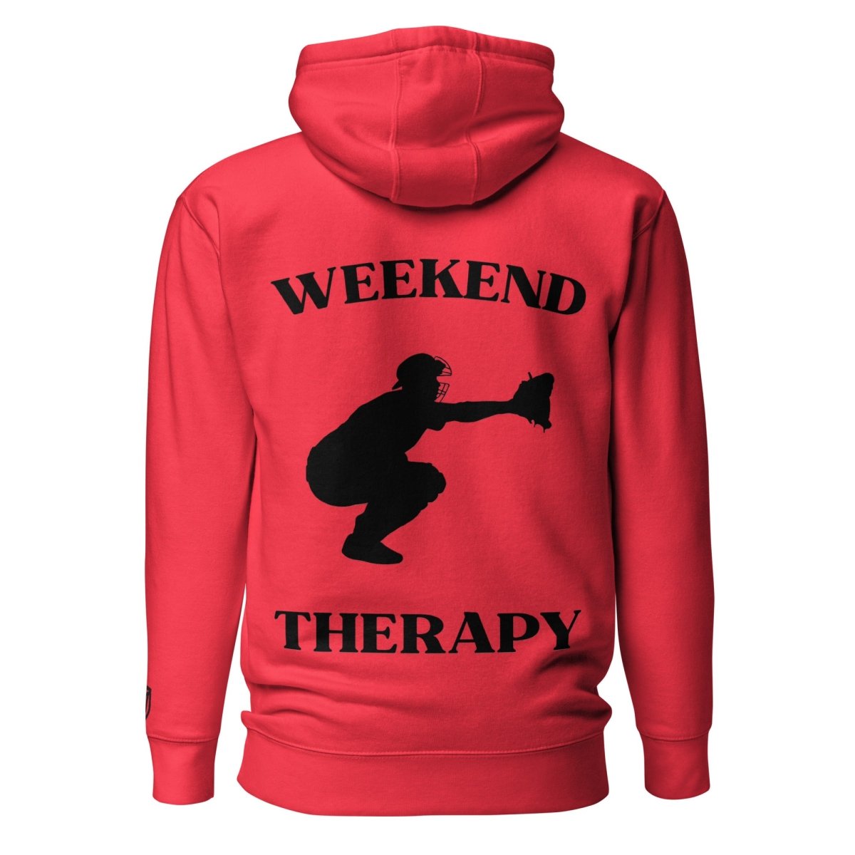 Weekend Therapy Baseball Hoodie – Catcher Edition by Weekend Therapy™ – Weekend Therapy Clothing