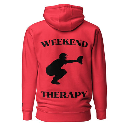Weekend Therapy Baseball Hoodie – Catcher Edition by Weekend Therapy™ – Weekend Therapy Clothing
