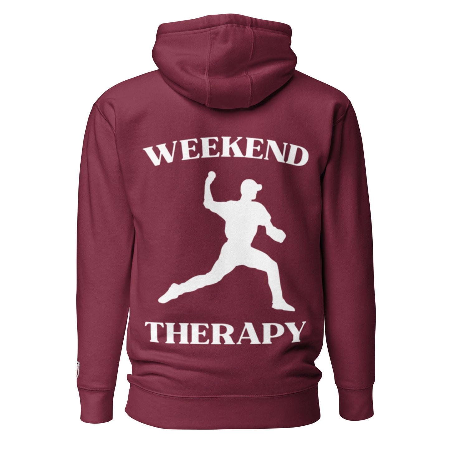Weekend Therapy Baseball Hoodie – Pitch Edition by Weekend Therapy™ – Weekend Therapy Clothing